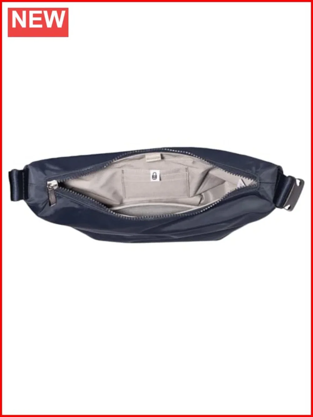Convertible Crossbody Hobo Nylon Purse with Adjustable Strap